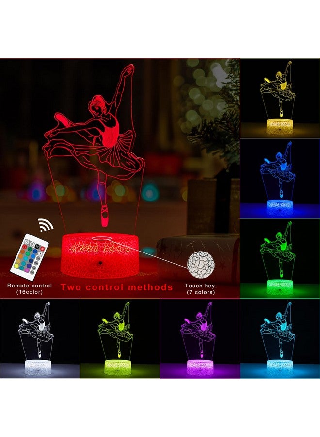 FlyonSea Kids Ballet Gifts,Ballets Girls Light Dancer 16 Color Changing Nightlight with Touch and Remote Control, Ballet Art Decor Light Birthday Christmas Gifts for Kids Girls Baby - Image 5