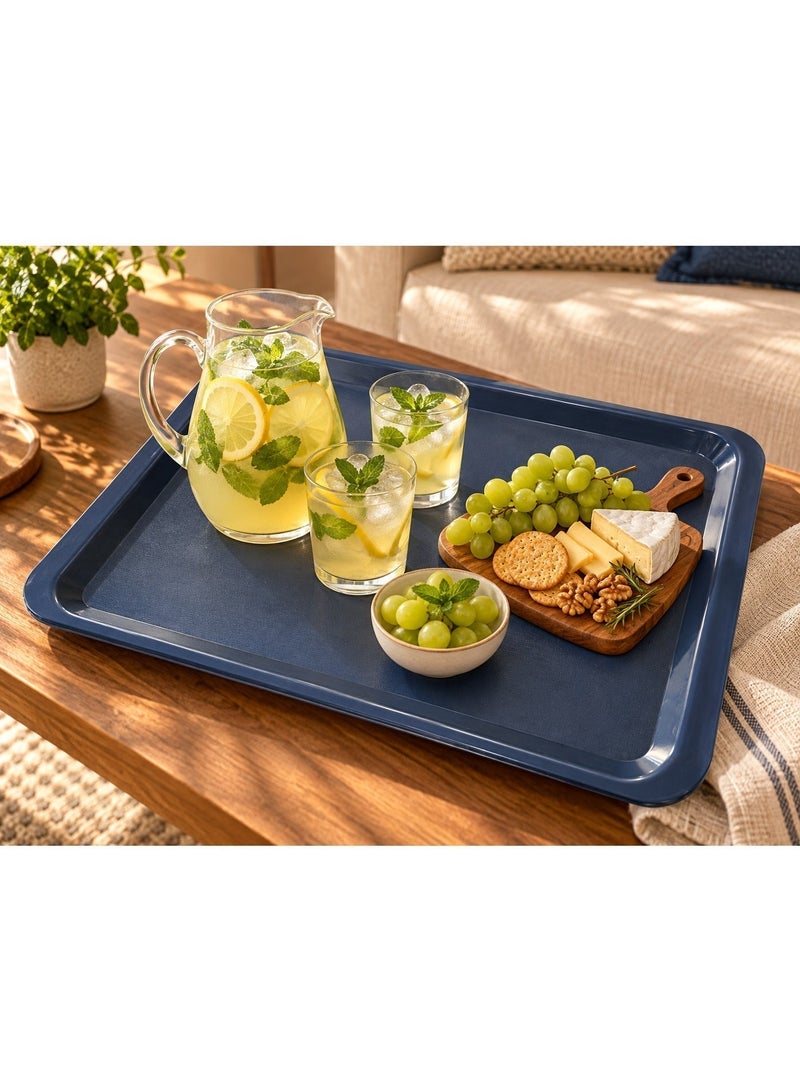 favilla Large non-slip plastic serving tray – Serving tray for restaurants, cafes, and kitchens – Multicolor – Code 615 - Image 4