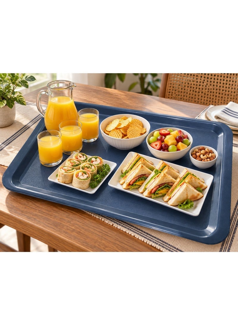 favilla Large non-slip plastic serving tray – Serving tray for restaurants, cafes, and kitchens – Multicolor – Code 615 - Image 2