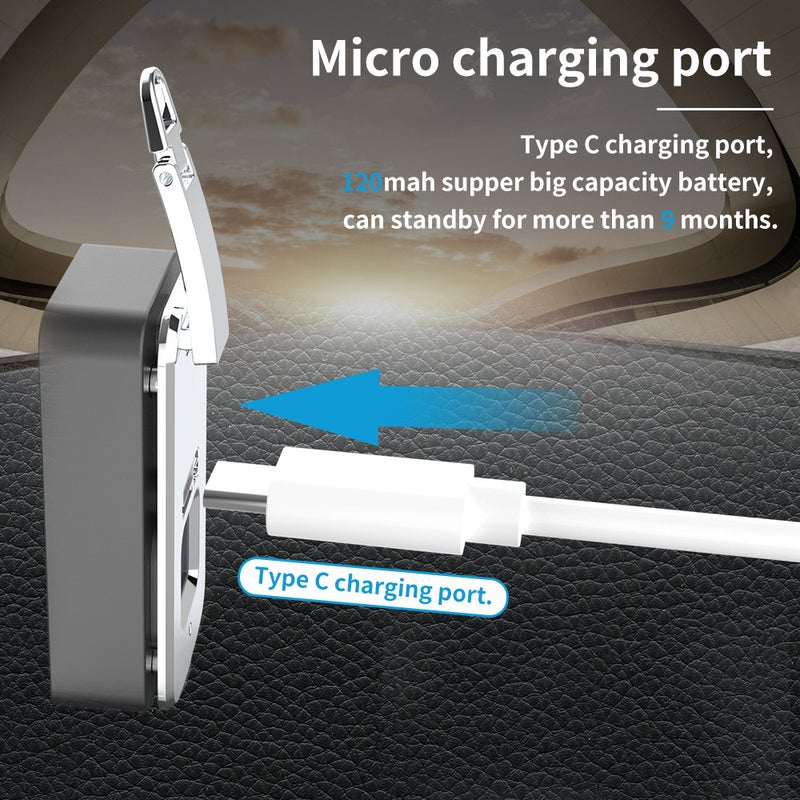 Portable Mini Smart Fingerprint Lock Smart Padlock for Suitcase Backpack Handbags - Image 4