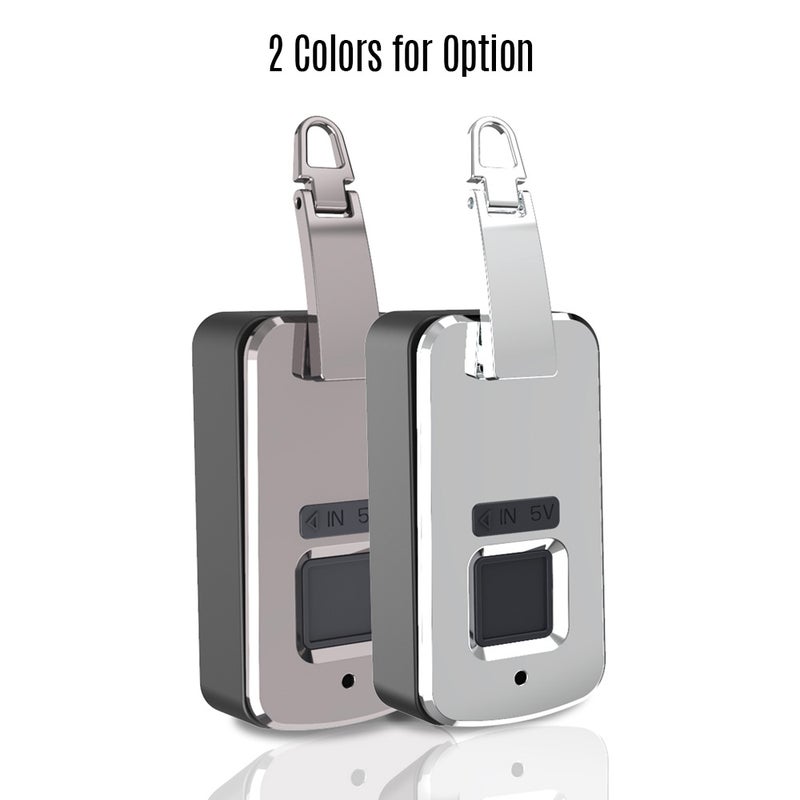 Portable Mini Smart Fingerprint Lock Smart Padlock for Suitcase Backpack Handbags - Image 2