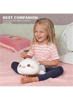 DURKU Adorable White Kitty Plush Toy - Soft Anime Cat Pillow for Kids (40cm)  - Image 3