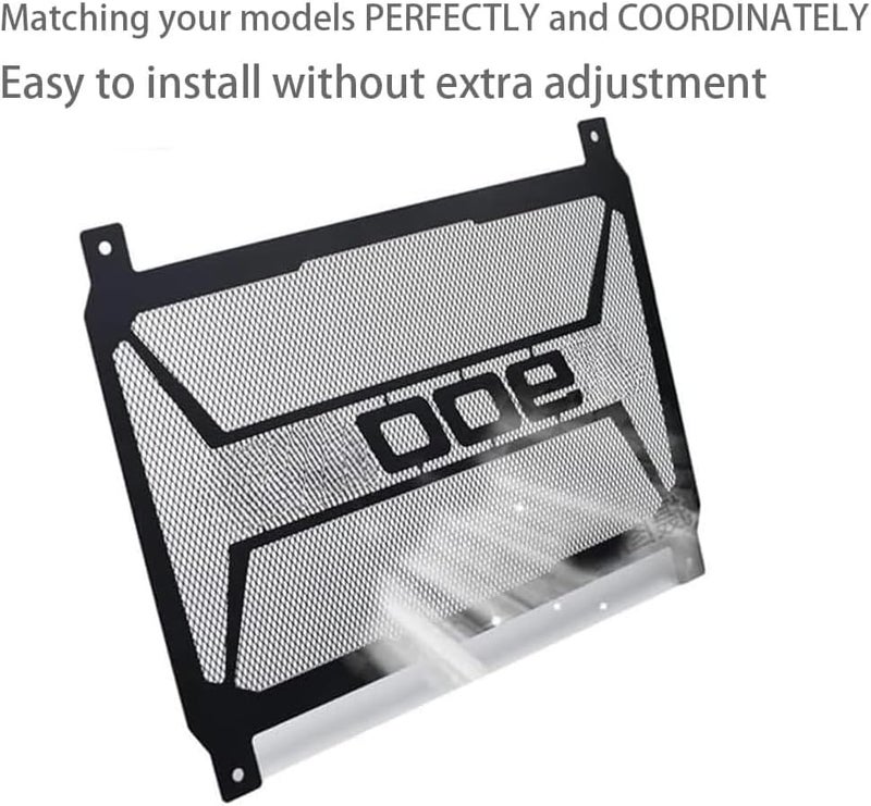 VORILES Radiator Grille Guard for Z900RS 2021-2022 - Black/Silver - Image 5