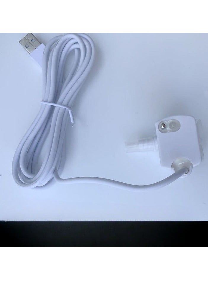 Submersible Usb Small Fountain Pumps, Quiet Usb Fountain Pump Electric Brushless, Pet Quiet Outdoor Small Fountain, [ordinary Model] Water Shortage, Power Outage, Water Pump With Light, 2 Meters Cord) - Image 1