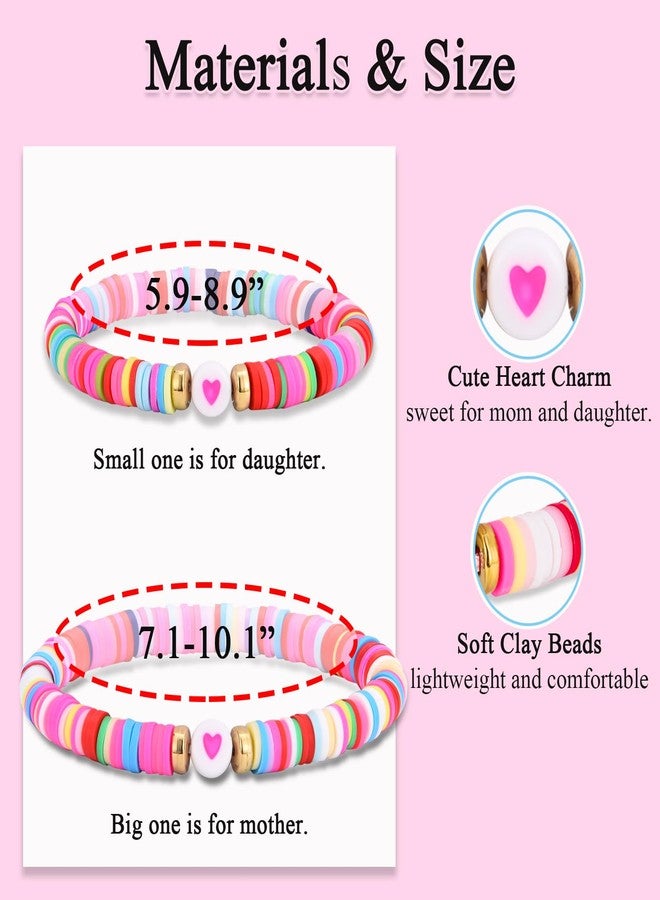 FIEEFX Back to School Gifts Bracelet Mommy and Me Mom and Daughter Bracelets Set for 2 First Day of School Bracelet Gifts for Daughter Girls Kindergarten Preschool Pre k 1st 2nd Grade - Image 4