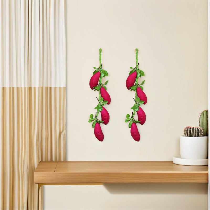 4 Pcs Artificial Sweet Potato Strings Simulated Vegetable Strings Photo Props - Image 2