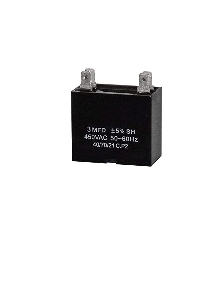 Generic Burst Proof High Quality 2 Pin Round Capacitor with Aluminium Housing for AC Motor Compressor  - Image 1