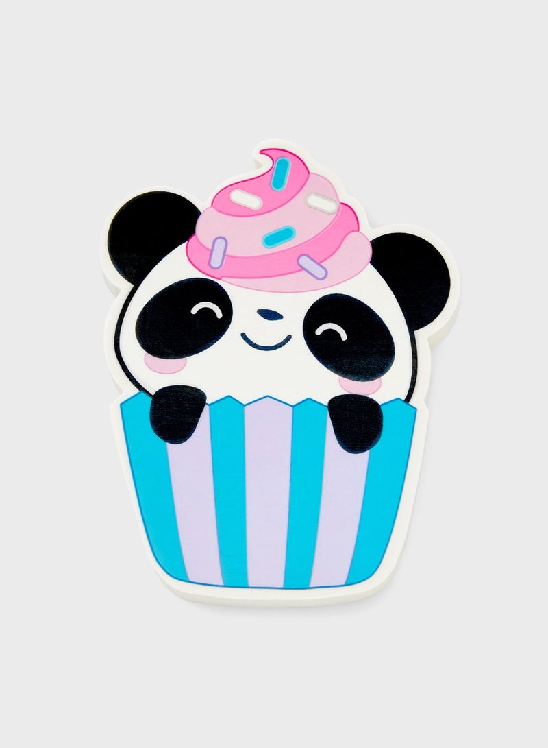 Claires Pink Panda Cupcake Erasers