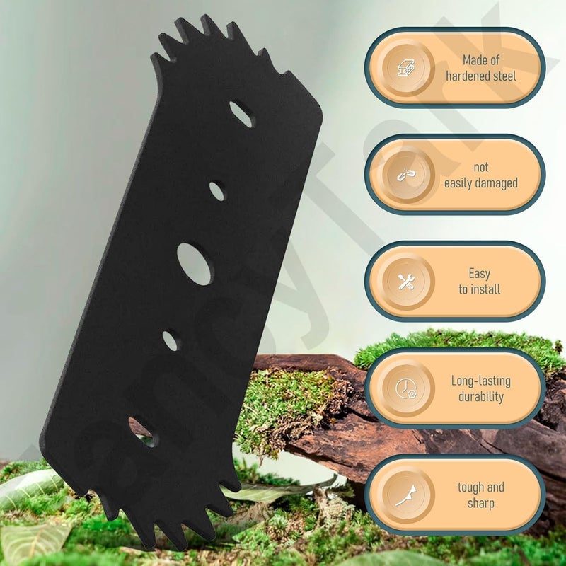 HandyTek 7-1/2" Electric Edger Blade - Compatible with Worx WG896 / WG895 - Fits for Craftsman Edger/Trencher 7.5" Blade - Replacement Blade 50018386 71-86880 WA0034 (2 Pack) - Image 4