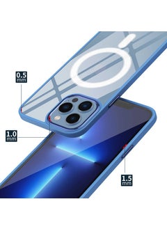 FUJİMAX FUJIMAX Apple iPhone 13 Pro Max Case with Wireless Charging Fujimax Chrome Magsafe Silicone Cover  - Image 3