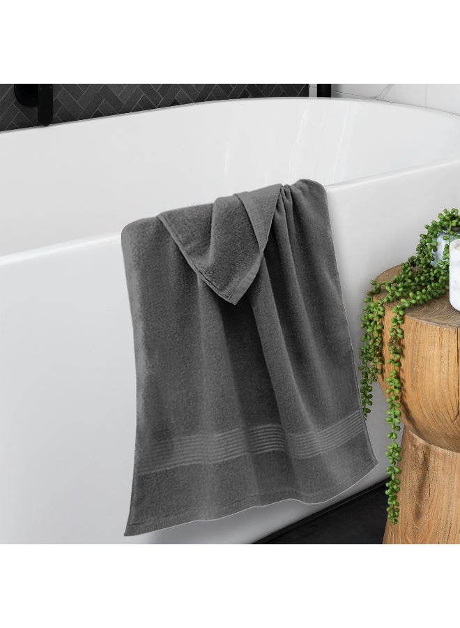 القيلولة زين منشفة حمام جامبو 600 غرام/متر مربع، مصنوعة من القطن المصري 100%، مقاس كبير جدًا 90×180 سم (35×70 بوصة)، فائقة النعومة وعالية الامتصاص، سميكة وعالية الجودة، متينة وسريعة الجفاف، بجودة بياضات الفنادق الفاخرة. - Image 4