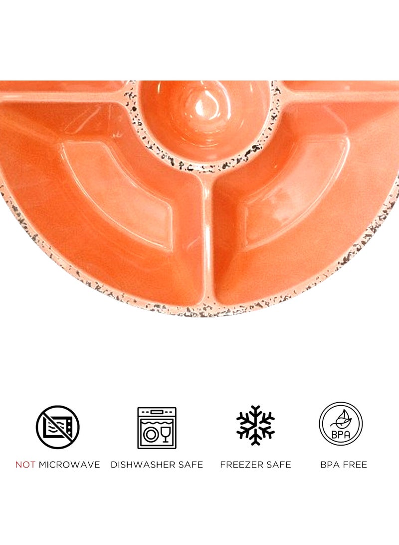 Reko Melamine Serving Tray - 36cm, Decorative Tray, Melamine Platters - Image 2