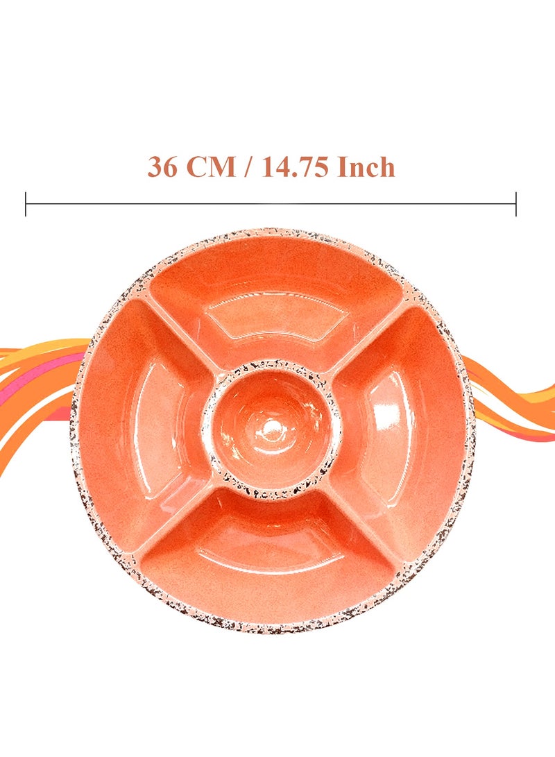 Reko Melamine Serving Tray - 36cm, Decorative Tray, Melamine Platters - Image 4