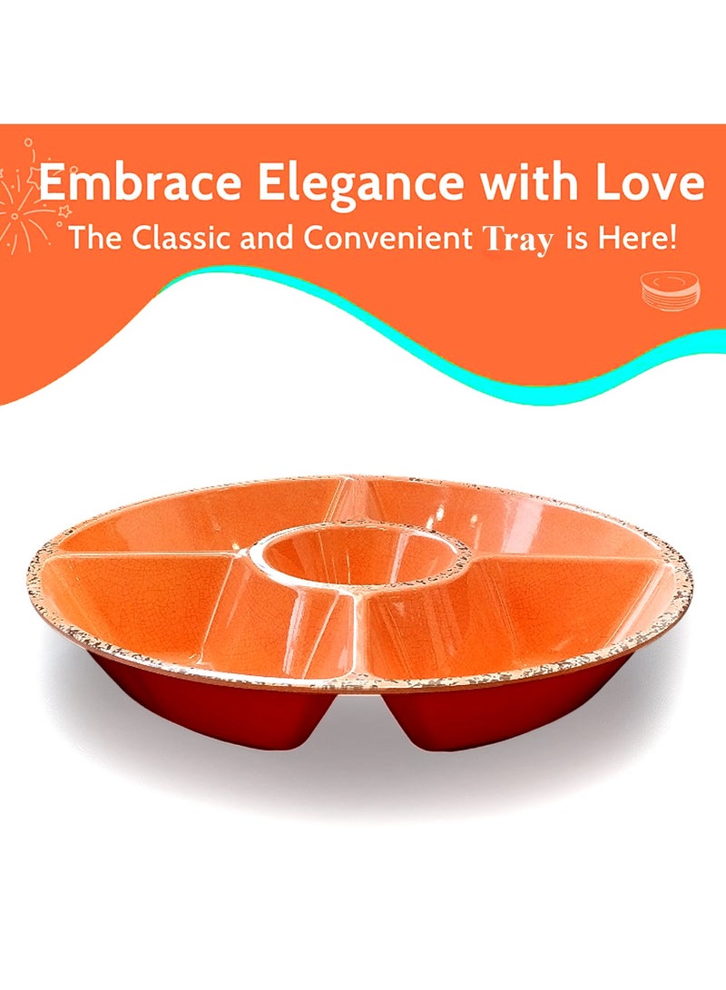 Reko Melamine Serving Tray - 36cm, Decorative Tray, Melamine Platters - Image 3