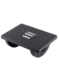 XiuWoo Shakeable Swing Office Household Plastic Non slip Ergonomic Under Desk Foot Rest Stool Stand With Roller  - Image 5