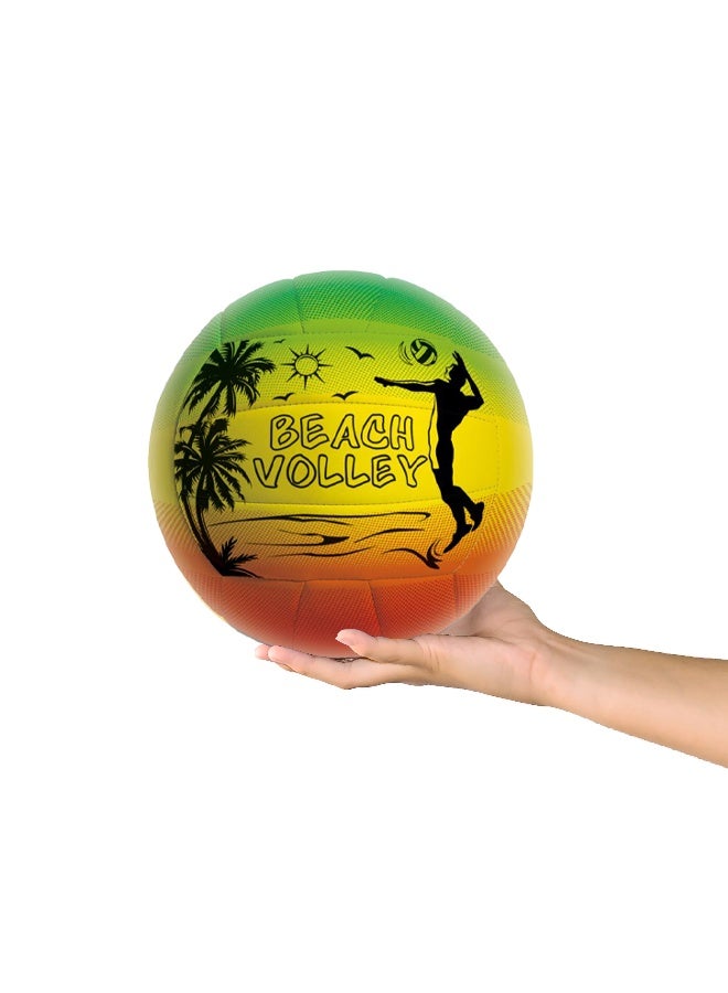 MONDO PVC Rainbow Beach Volleyball – Outdoor Sports Toy for Kids & Teens - Image 2
