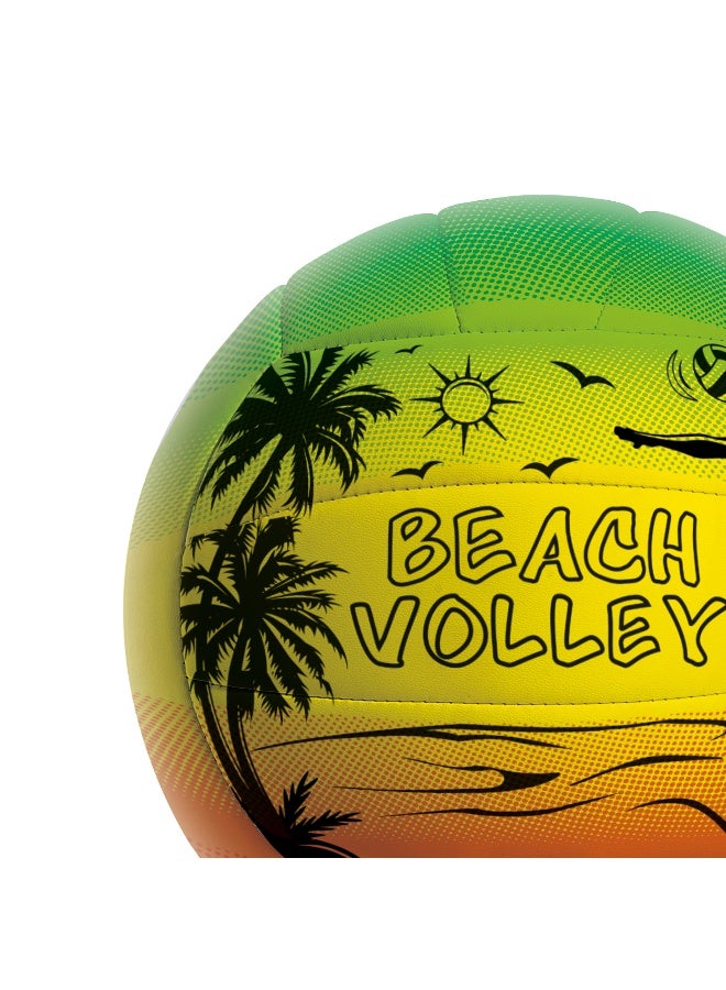 MONDO PVC Rainbow Beach Volleyball – Outdoor Sports Toy for Kids & Teens - Image 3