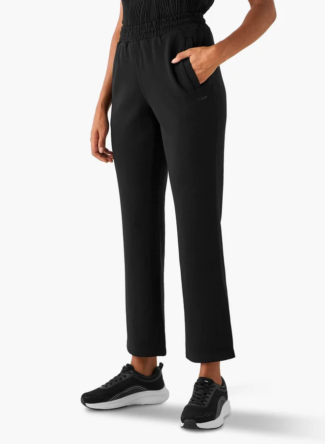 ADOT by Splash Track Pants with Elasticated Waistband and Pockets