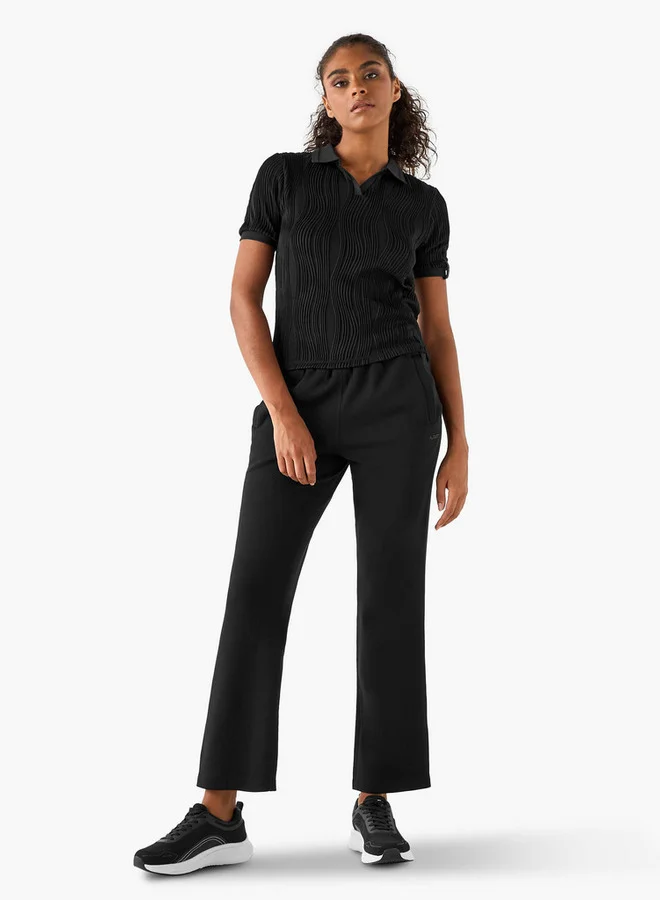 ADOT by Splash Track Pants with Elasticated Waistband and Pockets