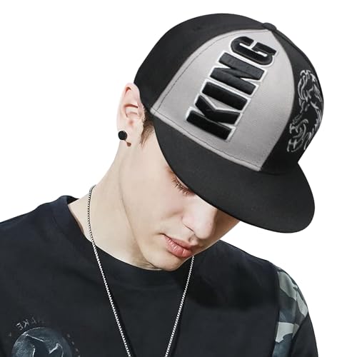 VRITRAZ Comfortable Polyester Unisex Hip Hop Stylish Graffiti Printed Cap with Adjustable Snapback Closure for Men and Women | Outfits, Everyday Wear, Cool Caps, Headwear, Festival Gear - Image 1
