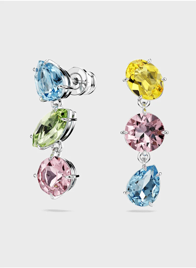 سواروفسكي Gema Emballished Detail Drop Earrings