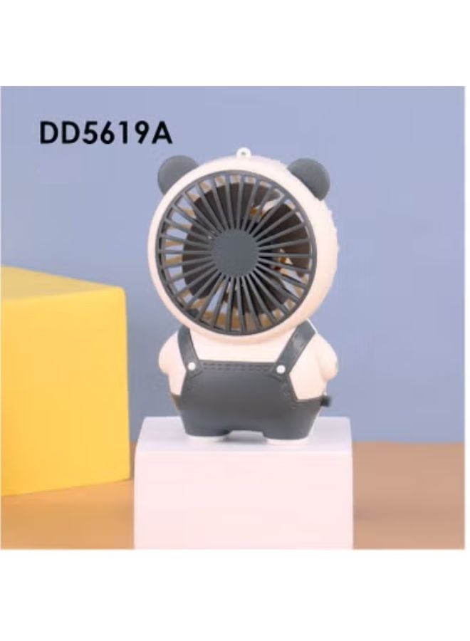 Portable Summer mini handheld fan, Cartoon Hand Fan for Kids, USB Charging, 1-Speed Air Coolers, Personal Cooling Devices for All Ages Kids Girls Women Men Students