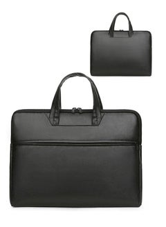 MIXDE 15 Inch Laptop Briefcase Large Capacity Waterproof Laptop Bag for Men and Women Business Office Work Computer Bag Black  - Image 1
