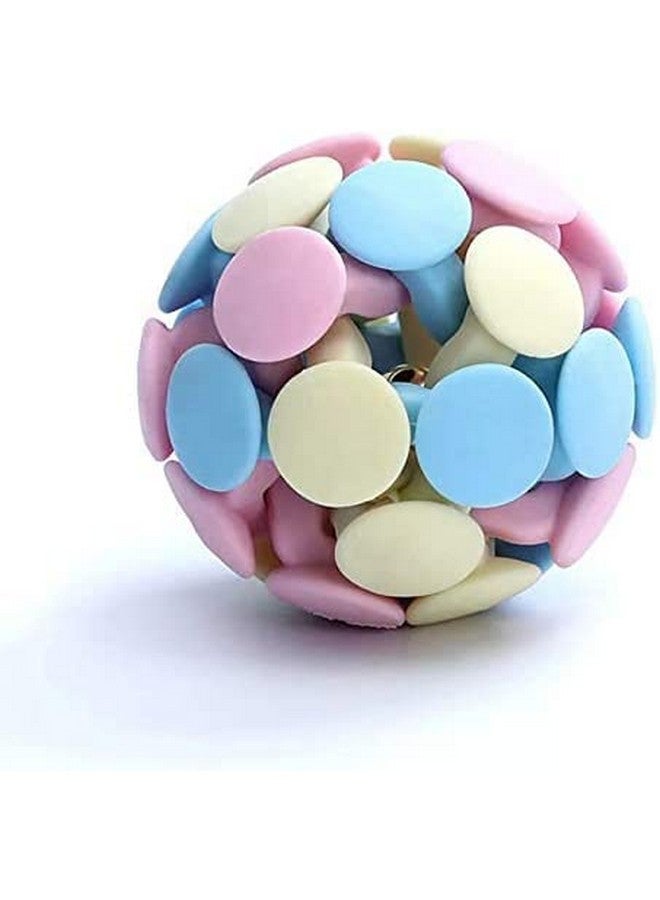 Pets Empire Empire Rainbow Rubber Dog Balls, Bite Resistant Bouncy Dogs Ball With Bells, Indestructable Pet Training Balls, Non- Toxic Pets Toy, Chew Toys Large Bounce Ball For Dogs, Puppies, Cats - 1N(Knot) - Image 1