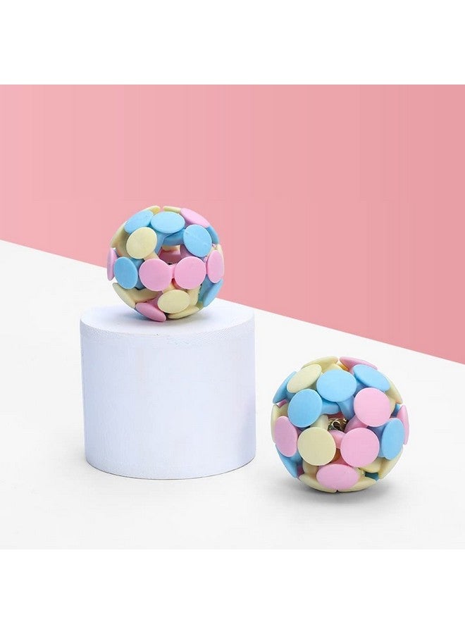 Pets Empire Empire Rainbow Rubber Dog Balls, Bite Resistant Bouncy Dogs Ball With Bells, Indestructable Pet Training Balls, Non- Toxic Pets Toy, Chew Toys Large Bounce Ball For Dogs, Puppies, Cats - 1N(Knot) - Image 5