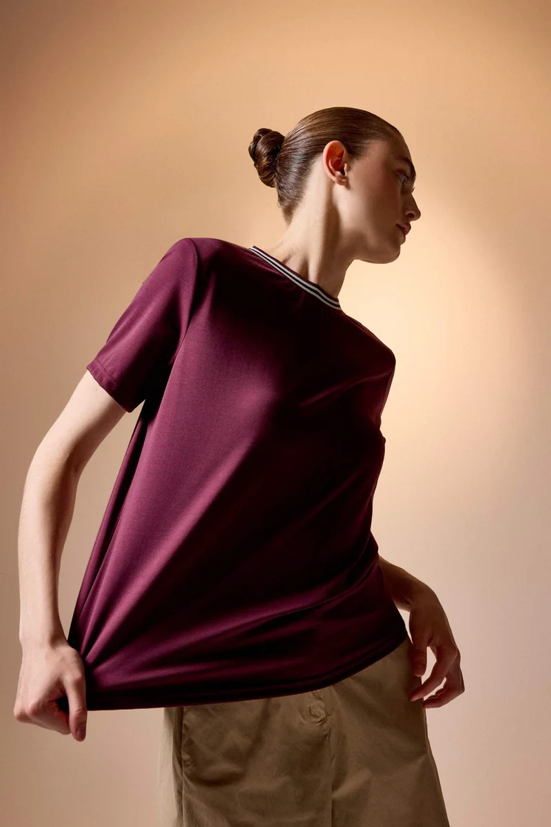 DeFacto Standard Fit Sports Silk Polo T-Shirt