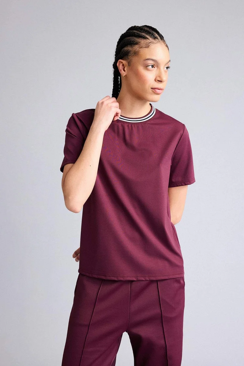 DeFacto Standard Fit Sports Silk Polo T-Shirt
