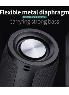 Zealot S51 Black Portable BT Speaker Outdoor 10W TWS Connection High Quality Sound IPX5 Waterproof 8 hours use time Speaker Black  - Image 5