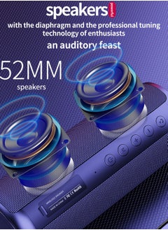 Zealot S51 Black Portable BT Speaker Outdoor 10W TWS Connection High Quality Sound IPX5 Waterproof 8 hours use time Speaker Black  - Image 3