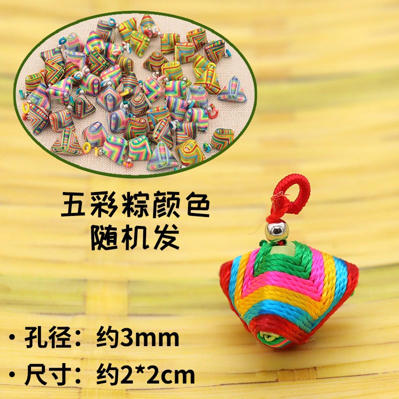 Generic DIY Dragon Boat Festival Accessory Kit Colorful dumplings [color random]]