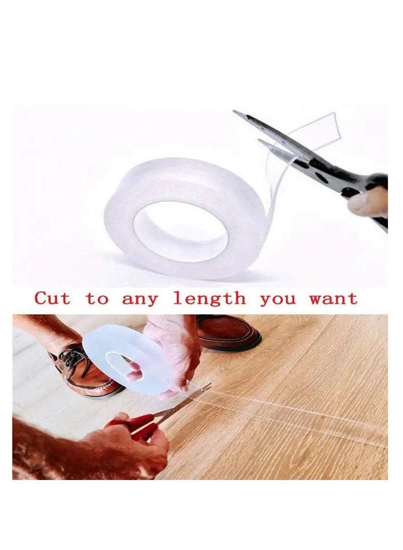 JOYBOS شريط لاصق مزدوج الوجه بتقنية النانو شفاف - Image 1