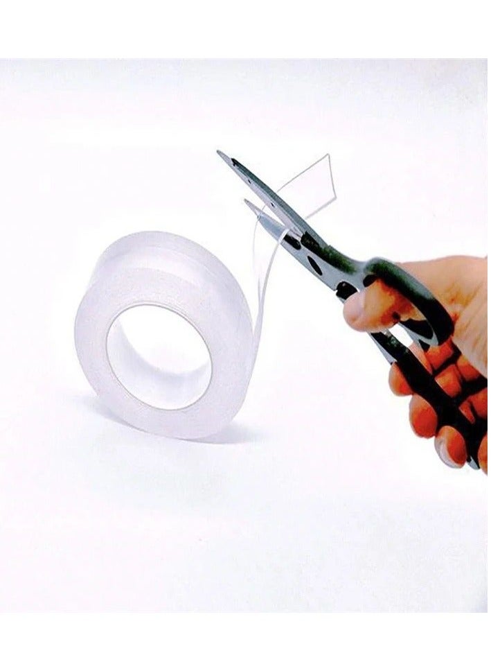 JOYBOS شريط لاصق مزدوج الوجه بتقنية النانو شفاف - Image 4