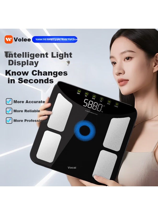Icomon Wolai Intelligent Body Fat Scale, Weight Loss Scale, Gym-specific, Accurate Weighing, Fitness Electronic Scale, Home Use, Body Weight Reduction, Health Monitoring And Measurement Device - Image 1