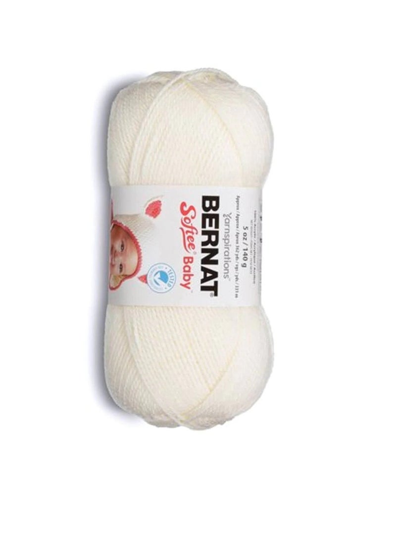 بيرنات سوفتي بيبي غزل صلبة أبيض عتيق - Image 2