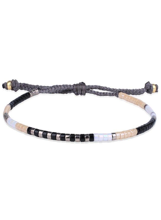 KELITCH Boho Women Crystal Shell Beaded Friendship Bracelets Handmade Strand Bracelet Bangles Jewelry - Image 1