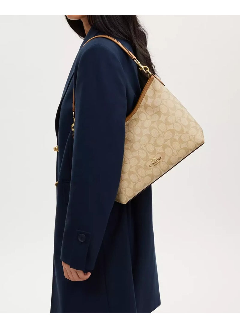 coachoutlet Laurel Shoulder Bag In Signature Canvas - Image 4