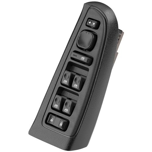 ASOPARTS 15883323 Front Driver Side Door Lock and Power Window Switch & Black Bezel Cover Fit for 2003-2008 Chevy Avalanche Silverado Suburban Tahoe Cadillac Escalade GMC Yukon Sierra Yukon XL 901-075 - Image 1