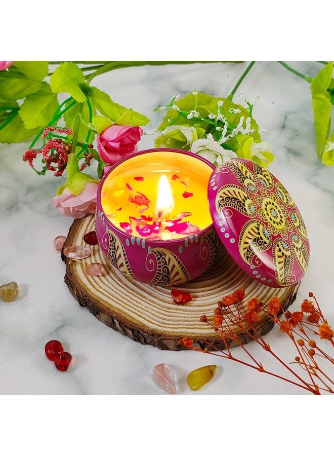 شمع فوّاح يمنح منزلك رائحة منعشة وأجواء مريحة تدوم طويلاً - 4 قطع - Image 2