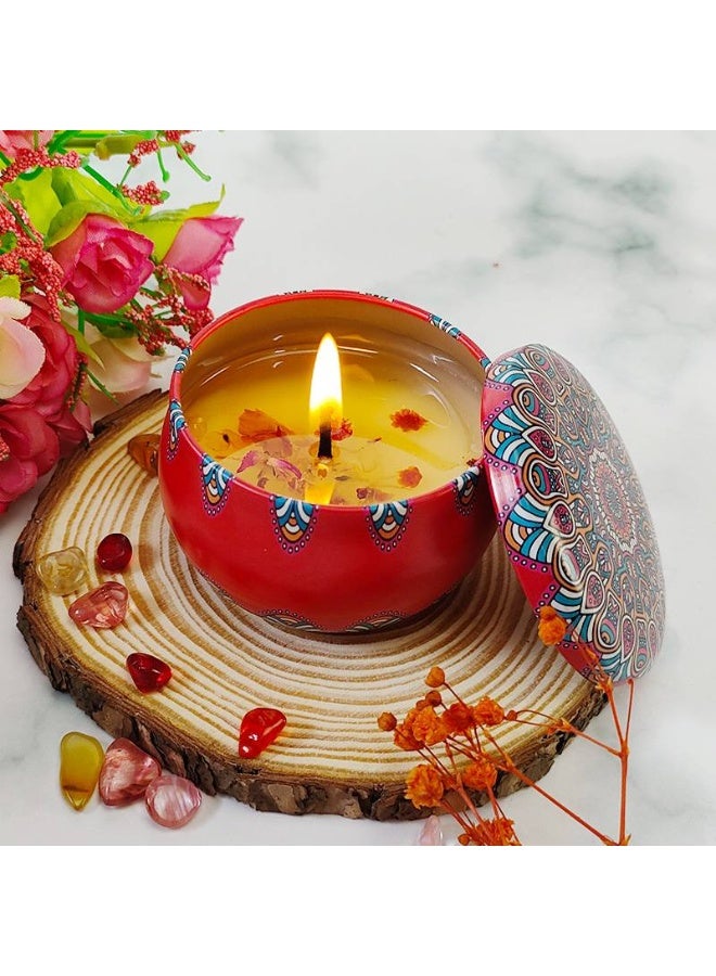 شمع فوّاح يمنح منزلك رائحة منعشة وأجواء مريحة تدوم طويلاً - 4 قطع - Image 4