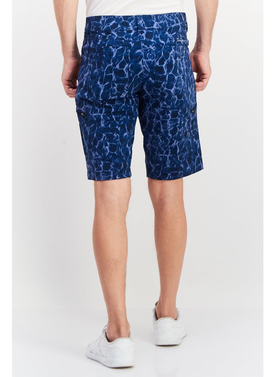 Eddie Bauer Men Sportswear Fit Tie Dye Outdoor Short, Blue  - Image 3