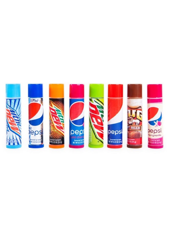 Soda By Pepsi 8 Tube Variety Pack Flavored Lip Balm - pzsku/Z7F62B3644A9EE61C0079Z/45/_/1707976203/77b8e182-0ef1-4763-920d-58f9e76d55d0