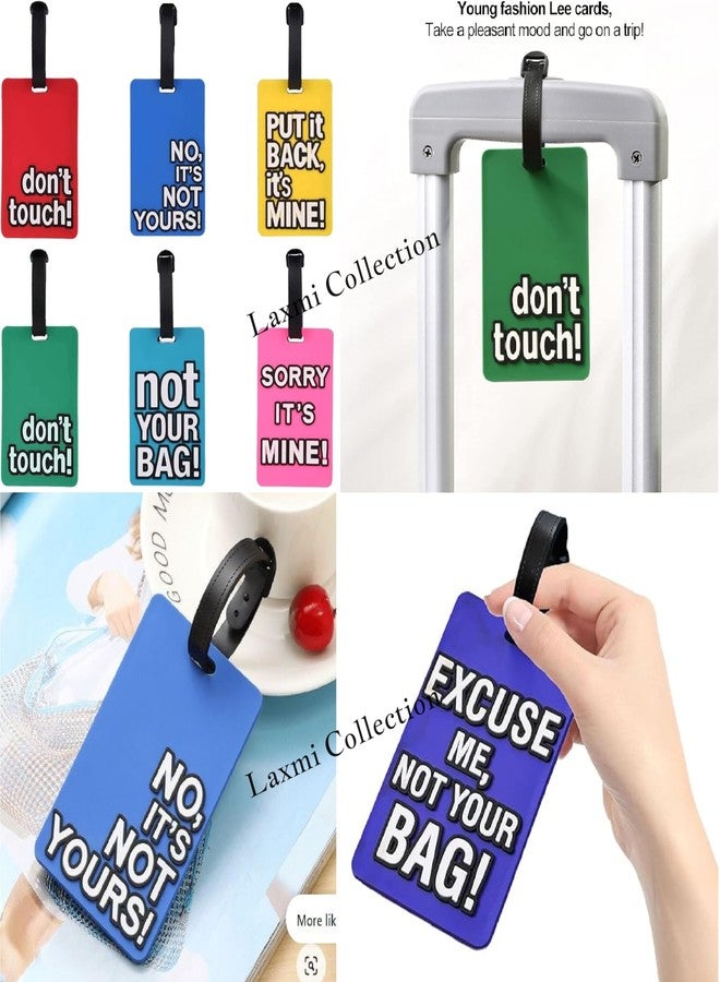 Laxmi Collection 12 PCS Luggage Tag/Travel Tags for Baggage Suitcase & School Bags for Kids Boys Girls Birthday Return Gifts in Bulk-Multicolor (Pack of 12) - Image 4