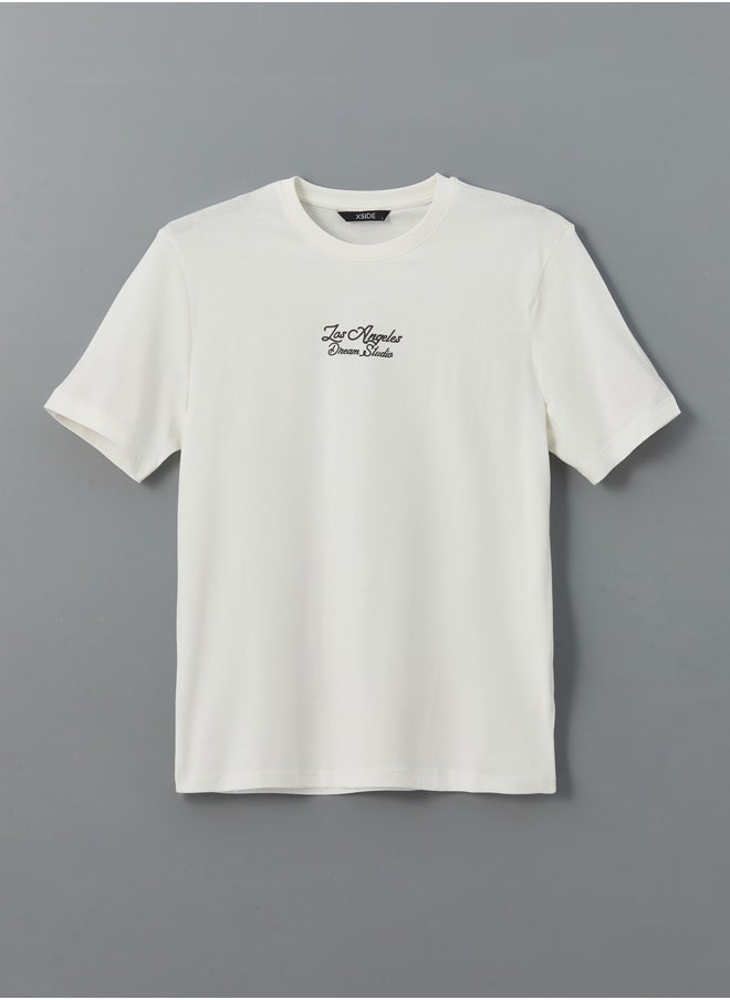 LC WAIKIKI Crew Neck Short Sleeve Printed Combed Cotton Men'S T-Shirt  - Image 1