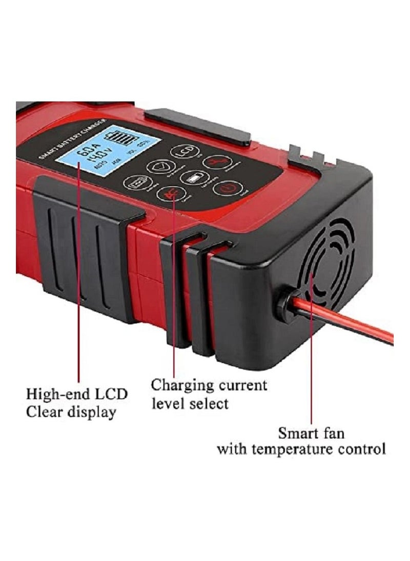 Generic - CAR BATTERY CHARGER 12-24V 4-6-8A - Image 1