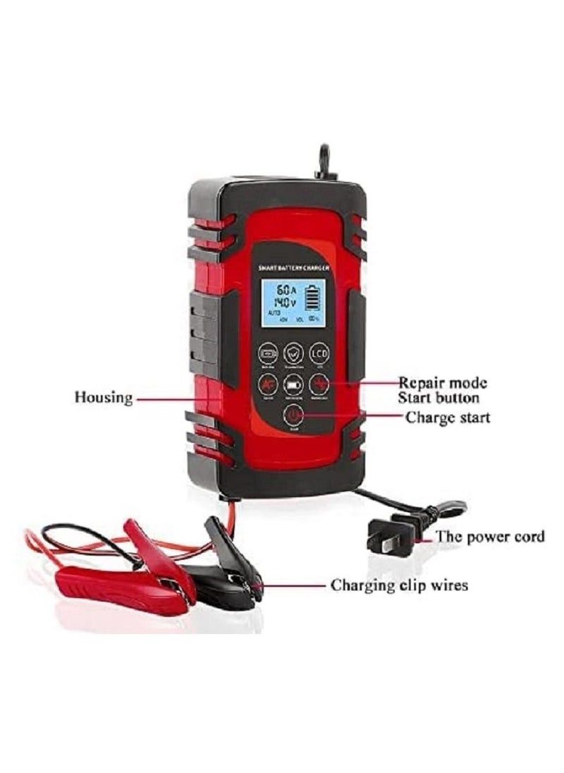 Generic - CAR BATTERY CHARGER 12-24V 4-6-8A - Image 1