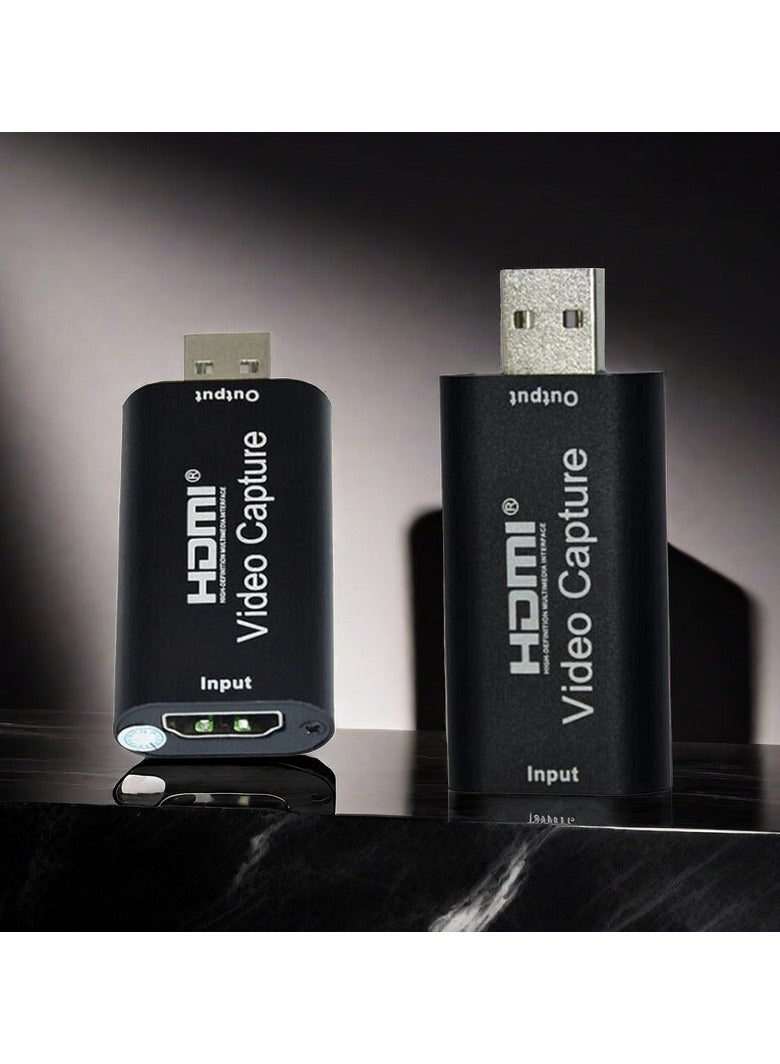 HDMI Video Capture Card, Upgraded 1080p 60fps Capture Card, Cam Link Card Audio Capture Adapter HDMI to USB 2.0 for Gaming, Live Broadcasting, Nintendo Switch, PS3/4, Xbox - Image 1
